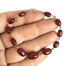 Cherry Amber Bracelet Antique
