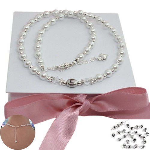 Personalised white pearl - white,