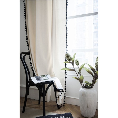 Solid color tassels long - color,