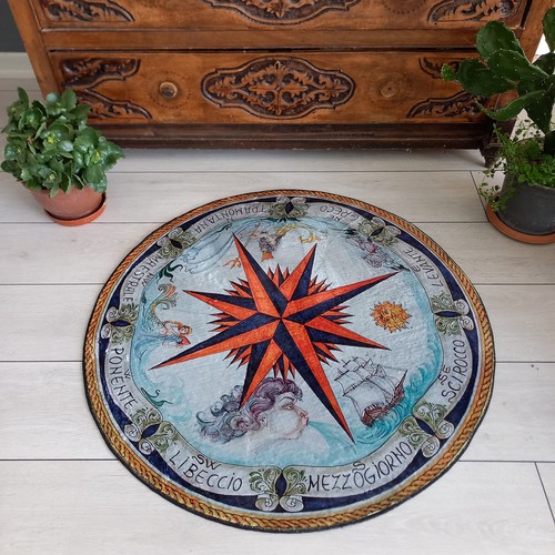 Rugendary compass rug cool - compass,