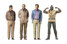 1/18 (Other Sizes Available) THE A TEAM Figure Set - Unpainted.