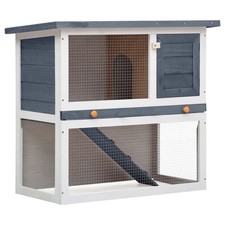  Rabbit Hutch Grey and White
