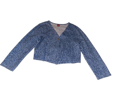 Blue and white - , button-up