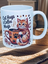 Mug 11 oz print Cat Hugs &