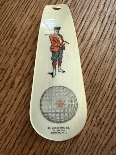 Antique celluloid shoehorn - celluloid,