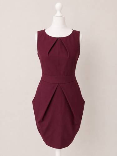 Apricot burgundy tulip - burgundy,