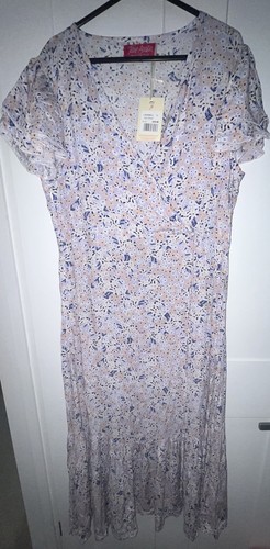 Lovely dress faux - wrap,