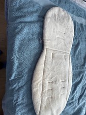 Egg 2 Pram Luxury Fleece Seat Liner Cream Reversible Good Condition