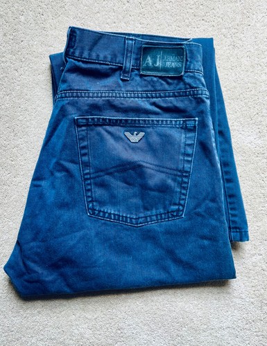 Armani jeans blue heavy cotton - jeans,