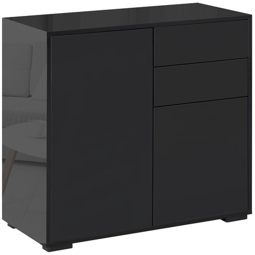 Homcom side cabinet with - side,