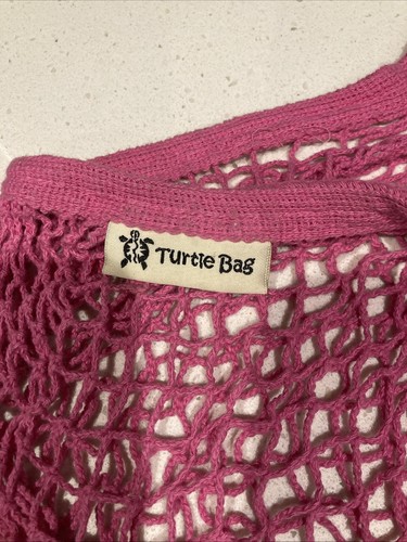 Turtle string bag fushia - fushia, pink