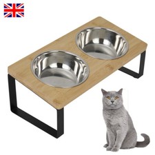 Raised Pet Cat Feeder Elevated