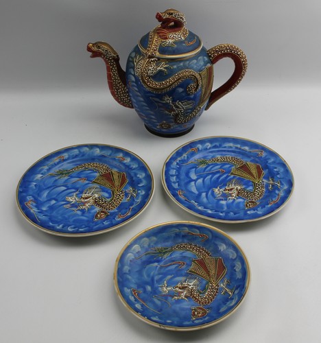 Vintage dragonware porcelain - dragonware,