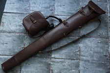 Leather gun case - leather,
