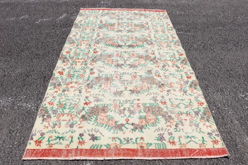 Vintage turkish rug 8x8 6 - vintage, 4,8x8,6