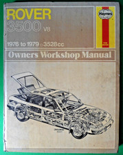 Haynes Owners Workshop Repair Service Manual Rover SD1 SDI 3500 V8 3528cc