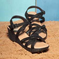 Lilley Womens Sandals Black