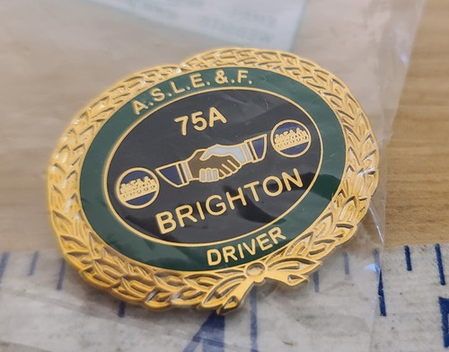 Brighton aslef enamel - enamel, badge