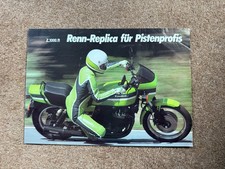 KAWASAKI Brochure KZ1000R Z1000R  1982 1983 Lawson GERMAN Brochure  NOT A REPRO