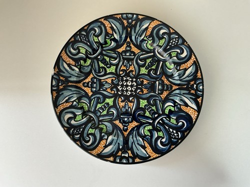 Spanish plate pintado mano - plate,