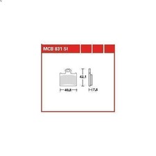Brake Pad Set, disc brake TRW