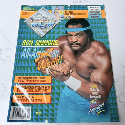 Wcw magazine madusa poster - magazine,