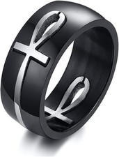 Ankh Key of Life Ring  𓋹