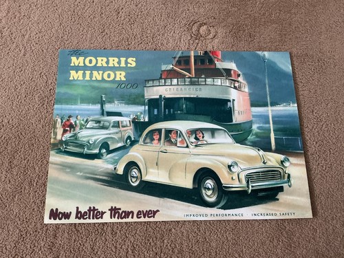 Morris minor 1000 print - a3,