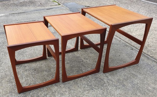 Vintage plan quadrille teak - plan,