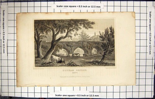 Old engraving 1826 eltham - old,