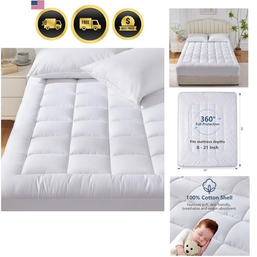 Queen mattress pad cooling - pad,