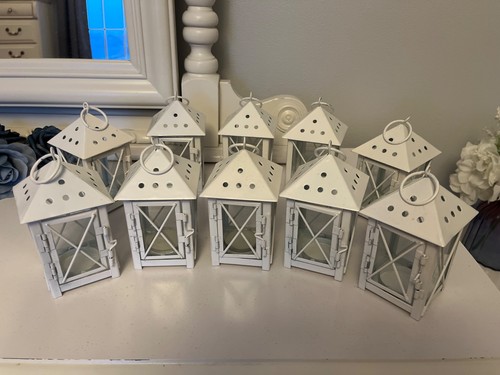 Qty white mini lanterns - white,
