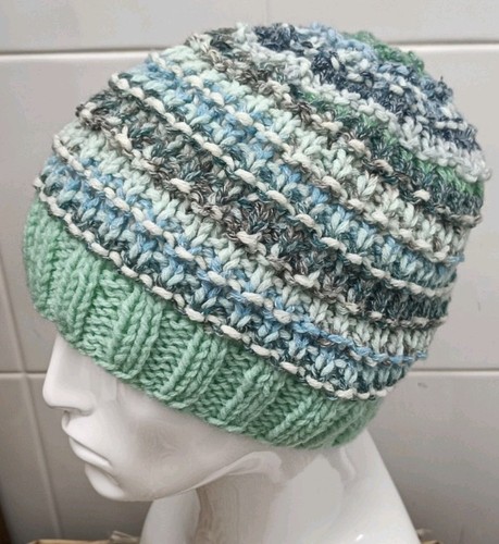 Hand knitted mens textured - hand, mens'