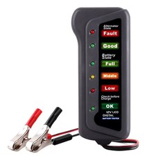 12V CAR BATTERY TESTER ALTERNATOR CHARGE STATUS - DIAGNOSTIC TOOL