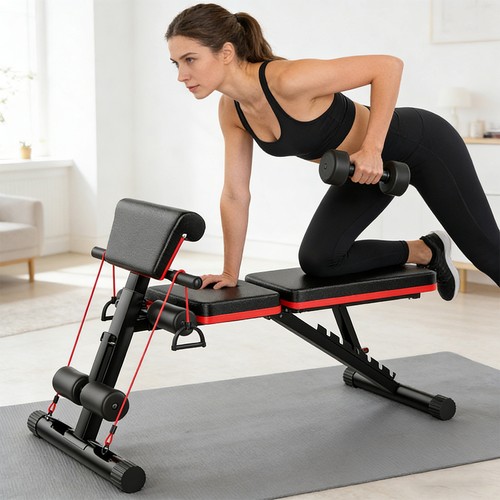Adjustable dumbbell gym - adjustable, bench