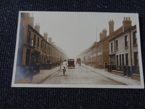 Ray street heanor postcard - heanor, rp