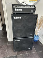 Laney Richter R4H Bass Guitar Amplifier Stack 300W Vintage + 2x Cabs