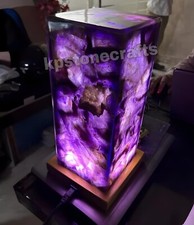 Amethyst Quartz Agate Lamp, Bedroom Night Lamp Interior, Buy Home Gifts Decor
