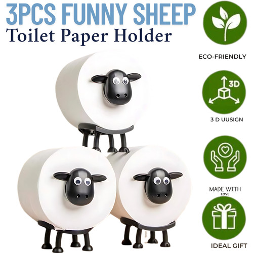 3pcs funny sheep toilet paper - funny,