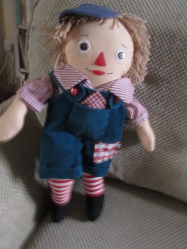 Large traditional rag doll - rag,