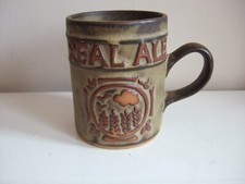 TREMAR STUDIO POTTERY REAL ALE TANKARD CORNWALL                           