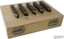 SET 5 INDEXABLE LATHE TOOLS
