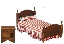 Dolls House Red Striped Single