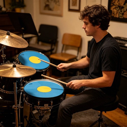 Drum and cymbal mute kit - cymbal, noise