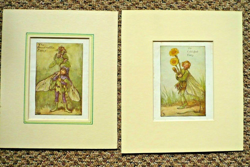 Antique flower fairy prints - 2,