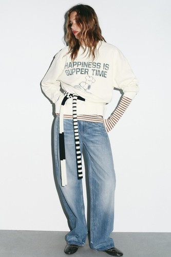 Zara washed ripped effect - zara,