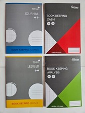Silvine A4 ACCOUNTS BOOK KEEPING Journal Cash Ledger Analysis Accounting Books