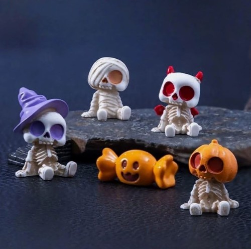 4pcs halloween mini figurines - halloween,