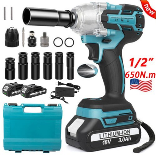 Cordless impact wrench - 1/2",