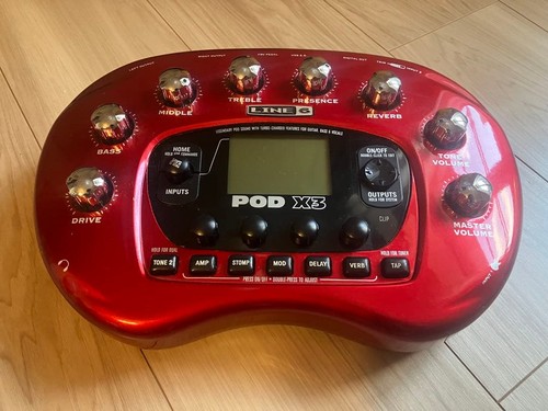 Line pod guitar effects - line, x3